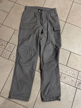 Original Use - Men's Gray Cargo Pants with Elastic Waist - XS